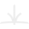Ekena Millwork Davenport Architectural Grade PVC Gable Bracket, 108"W x 72"H x 2"D x 6"F, 16/12 Pitch GBP108X72X0206DAV00 - alternate 5